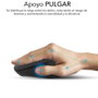 Subblim Curve Ergo Dual Ratón Ergonómico Inalámbrico Negro